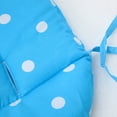 thumbnail image 5 of Bueautybox Stroller Accessories Double-Sided Dot Print Cushion, Cotton, for Baby Strollers, Gray, 5 of 7