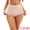 Pink, variant on DARING DIVA Women's High Waist Briefs Flatten Stomach Shapewear Panties S White