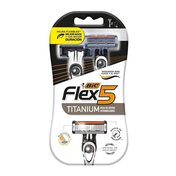 Rastrillo Bic Flex 5 2 pzas