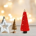 thumbnail image 1 of Danhjin Decorations Doll Christmas Decorations Wool Colorful Wool Curly Wool Mini Christmas Tree Bar Desktop Small Ornaments Multicolor Christmas Wool-Tree Desktop Christmas Decorations, 1 of 8
