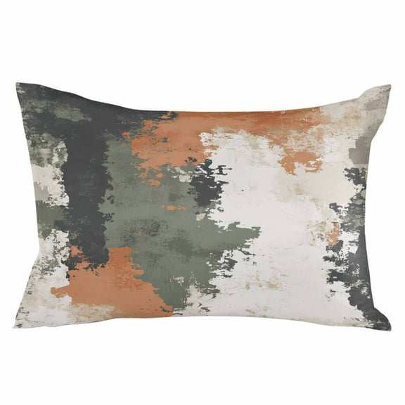 Shabby Chic Color Block Abstract Ombre Body Pillow Cover, Pillowcase Protectors with Zipper, Breathable Decorative Throw Pillow Case Cover, Pillow Shams for Couch Sofa 24x36Inch