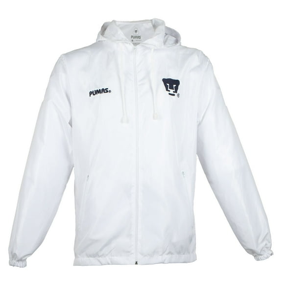 OLD SCHOOL SPORTS Pumas UNAM Chamarra Rompevientos Sport Blanco/Azul Hombre OLD SCHOOL SPORTS Pumas de la UNAM Pumas UNAM Sport repelente al agua