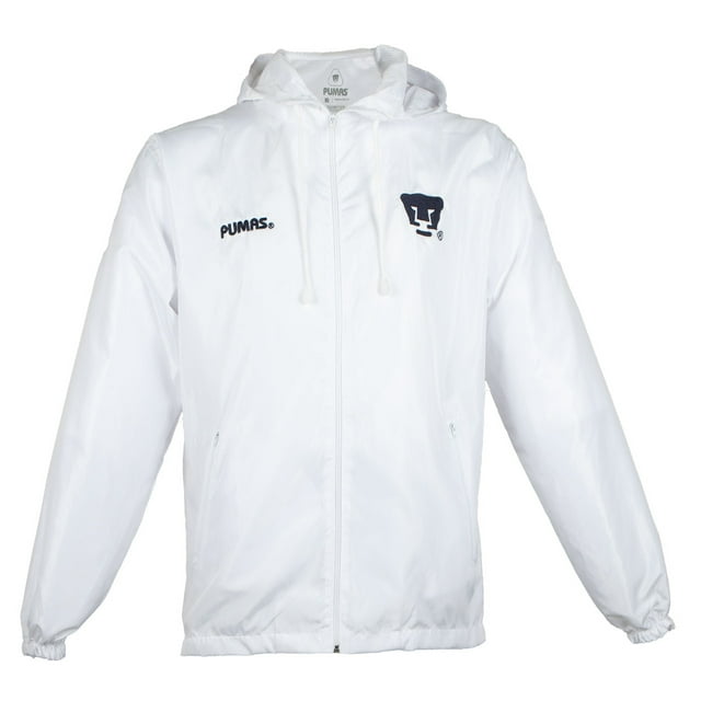 OLD SCHOOL SPORTS Pumas UNAM Chamarra Rompevientos Sport Blanco/Azul Hombre OLD SCHOOL SPORTS Pumas de la UNAM Pumas UNAM Sport repelente al agua
