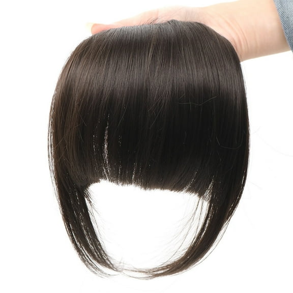 LULULION Headband Bangs Fake Bangs Add Hair Volume for Women Daily Use 3Pcs