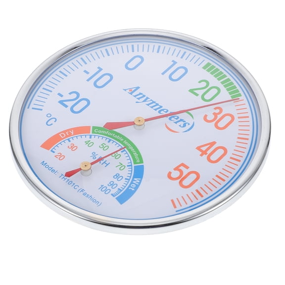 Sauna Room Hygrometer Digital Temperature Gauge Outdoor Thermometer Office Silver