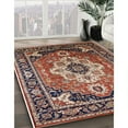 thumbnail image 2 of Ahgly Company Indoor Rectangle Mid-Century Modern Camel Brown Persian Area Rugs, 6' x 9', 2 of 6