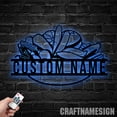 thumbnail image 4 of Craftnamesign Custom Vegetables Garden Metal Wall Art With LED Light, Custom Garden Sign, 4 of 5