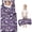 Princess and Castle Purple Pattern, variant on Princess and Castle Purple Pattern Teens Toddler Nap Mat with Pillow, Sleeping Mat Bag for Preschool Daycare 50"x20"