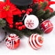 thumbnail image 5 of Adornos navideños, 24 adornos para árbol de Navidad, juego de bolas navideñas de 36 pulgadas, irrompibles, para colgar., 5 of 7