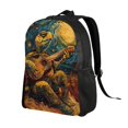 thumbnail image 2 of Balery Starry Night Guitar Turtle Mochila - Mochila Estilosa y Duradera para Laptop de 15 Pulgadas con Tela Oxford Impermeable, 2 of 8