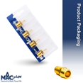 thumbnail image 4 of MAACFLOW Latón 1/4"" Macho NPT a 1/8"" Manguera ID Barb Manguera Adaptador Conector (Paquete de 4), 4 of 5