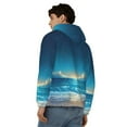 thumbnail image 4 of Kdxio Night Sky Beach Scene Print Men Hoodies Casual Hoodies for Men with Zip Pockets Full Zip Long Sleeve Sweatshirt Sports Hooded Jacket-X-Large, 4 of 5