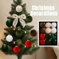 thumbnail image 2 of Adornos Navideños de Bolas de Tela para El Árbol | Artículos Decorativos Festivos | 12 Bolas Navideñas, 2 of 7