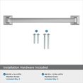 thumbnail image 4 of Amerock Ville 6-5/16 inch (160mm) Center-to-Center Polished Chrome Cabinet Pull, 10 Pack, 4 of 4