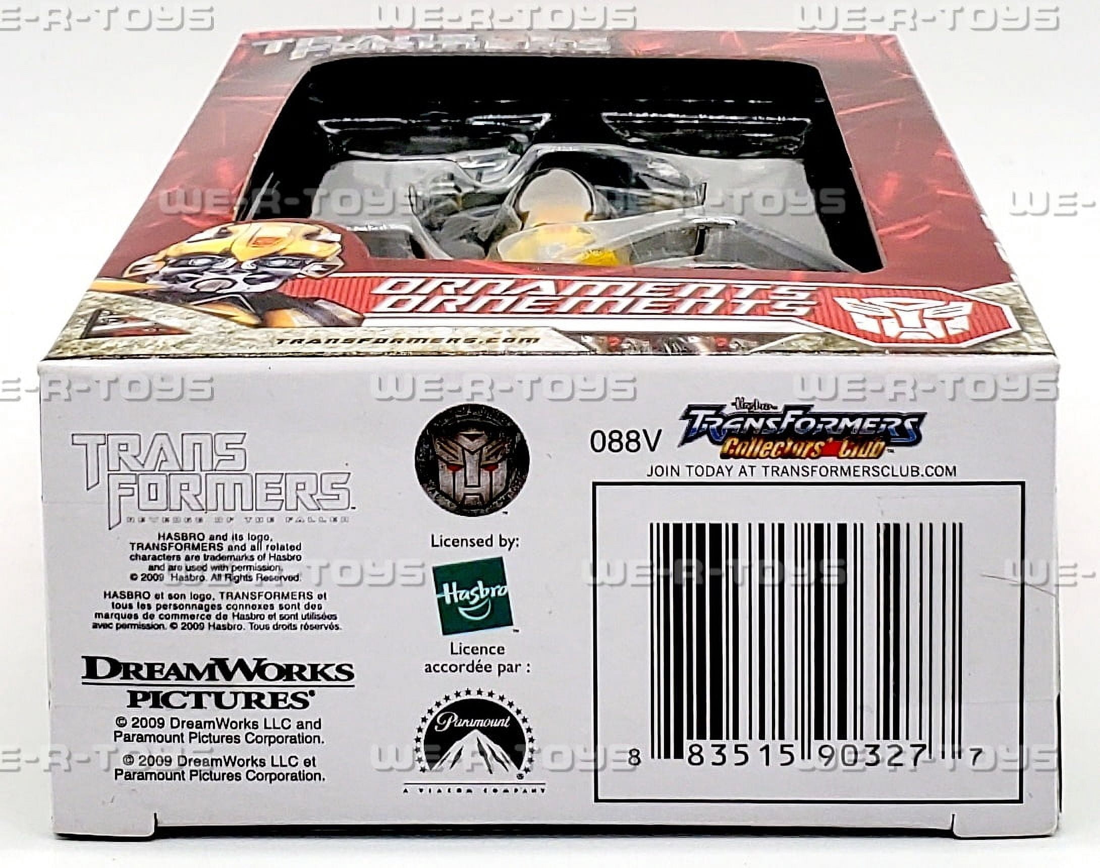 Transformers Revenge of the Fallen Ornaments 2009 Hasbro 90327