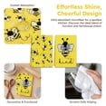 thumbnail image 3 of Unique Bargains Soft Absorbent Microfiber Kitchen Towel Yellow 26" x 18", 3 of 8