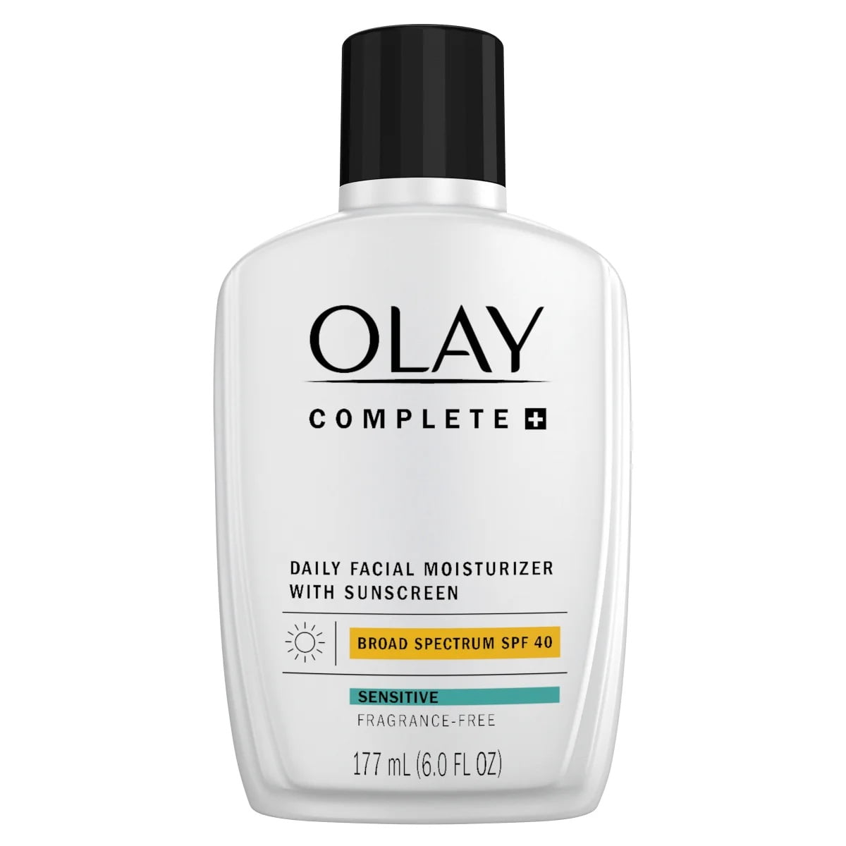 Olay Complete+ Moisturizer with SPF 40 Sensitive, 6 Fluid Ounce (Pack of 2)
