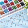 thumbnail image 6 of 8400pcs Aluminum Open Jump Rings 6mm Chainmail Rings Open Jump Rings 24 Color Jewelry Findings for Choker Necklaces Bracelet Earring Chain Maille Jewelry Making, 6 of 9