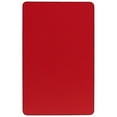 thumbnail image 2 of Mobile 30''W x 60''L Rectangular Red HP Laminate Activity Table - Standard Height Adjustable Legs, 2 of 3