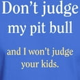 thumbnail image 3 of CafePress - Don't Judge My Pit Bull And I Dark T Shirt - Men's Classic Graphic Cotton T-Shirt, 3 of 4