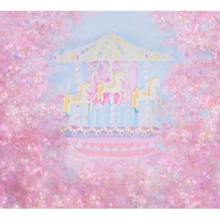 greendecor polyester fabric hazy pink photography background bundle