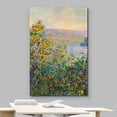thumbnail image 3 of HFDF Flower Beds at theuil by Claude Monet - Canvas Prt Wall Art Famous Patg Reproduction - 8x10inch Unframed, 3 of 5