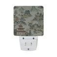 thumbnail image 5 of Yayeee LED Night Light for The Home Plug in With Light Sensors 2 Pack, Green Mountain Pattern, 5 of 6