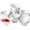 Leaf, variant on 60-Pack 3-Inch Ceramic Dipping Bowls, 1.2 Oz Small White Sauce Dishes for Sushi, Ketchup, Olive Oil, and Appetizers