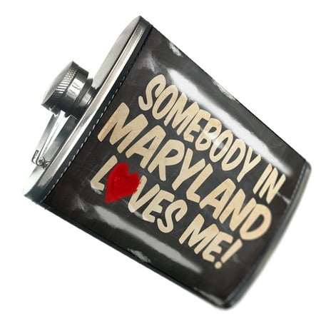 

NEONBLOND Flask Somebody in Maryland Loves me United States