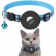 thumbnail image 1 of Collar Airtag azul para gatos, collar reflectante con cascabel y hebilla de seguridad, con soporte Airtag impermeable, compatible con Apple Airtag, para gatitos y cachorros., 1 of 5