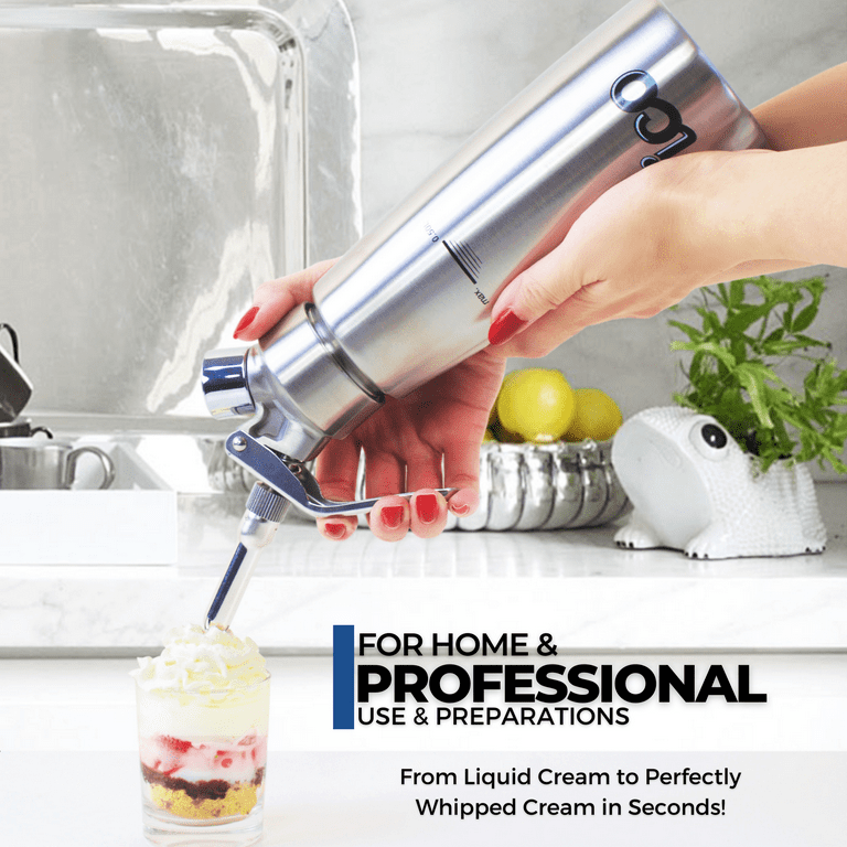 Otis Classic Whipped Cream Dispenser Stainless Steel