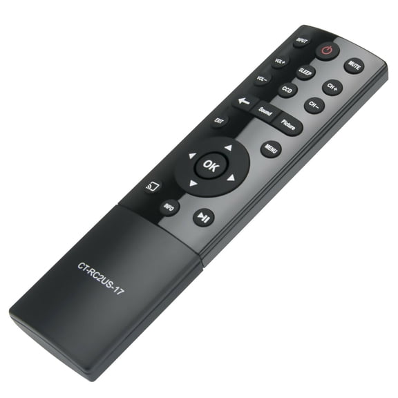 New Remote Control CT-RC2US-17 for TOSHIBA Smart LED HDTV TV 55L621U 43L621U
