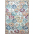thumbnail image 3 of Mandala 8x10 Rug – Ultra Soft Moroccan Area Rug for Bedroom, Office & Kitchen | Boho Accent, Non-Slip Machine Washable Rug for Home Decor – Multi Color, 3 of 8