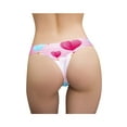 thumbnail image 2 of mememe VN-21 Thong Comfortable Panties with Impressive Prints - Valentine - Heaven - Small, 2 of 8