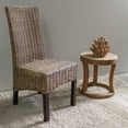 thumbnail image 2 of International Caravan Chaise de Salle à Manger Java en Marron (Lot de 2), 2 of 2