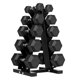 thumbnail image 4 of Mancuernas Hexagonales de Hierro Fundido Recubiertas de Goma 3.4 kg / Par Zoomster, 4 of 7