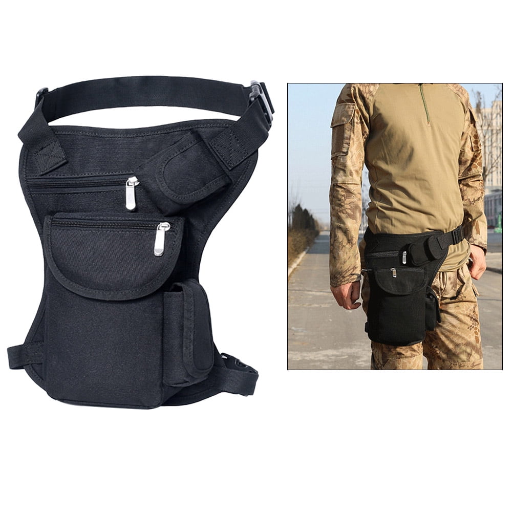 Deago Tactical Fanny Pack Military Waist Bag Utility Hip Pack Bag with  Adjustable Strap Waterproof for Outdoors Fishing Cycling Camping Hiking