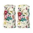 thumbnail image 2 of Gaeub Bird Butterfly Rose Men's Mesh Basketball Jersey, Quick-Drying Sleeveless Top S-4XL, Loose Muscle Tank Top -Small, 2 of 9