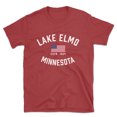 thumbnail image 1 of Lake Elmo Minnesota Patriot Men's Cotton T-Shirt, 1 of 1