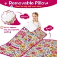 thumbnail image 3 of Pioneer Flower Floral Print Pattern Toddler Nap Mats for Kids Preschool,Sleeping Mat Bag or Kids,Toddler Sleeping Bag,Toddler Nap Mat or Daycare, 3 of 6