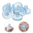 thumbnail image 3 of Uxcell 8Pack 12mm/0.47 Topes de mesa de vidrio con vástago para mesa de patio y gabinete, se ajusta a agujero de 1/2inch, claro, 3 of 7