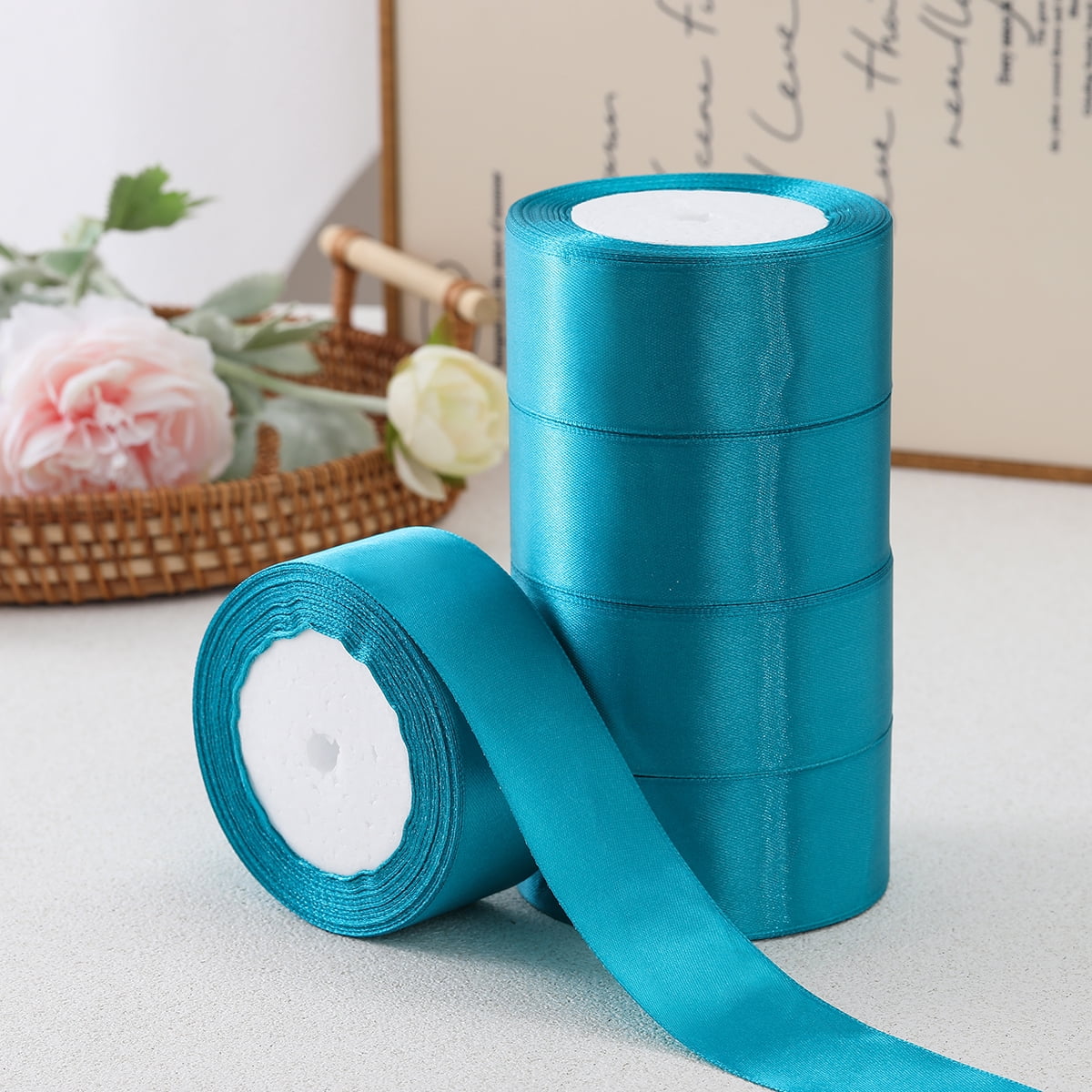 10 rolls of 4cm wide decorative ribbons for gift wrapping, parties, holiday, total 225m