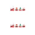 thumbnail image 4 of Advancent Tren de Navidad de Fiesta de Navidad Decoraciones de jardín de infantes para el hogar Regalos de Navidad Adorno de Navidad Año Nuevo Type2 NO2 Advancent CBP103368, 4 of 6