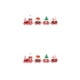 thumbnail image 3 of Naiovety tren de de Navidad, decoración de madera, regalos creativos para niños, fiesta temática de Navidad para el hogar, accesorios de café 2piezas Naiovety CBP103368, 3 of 5