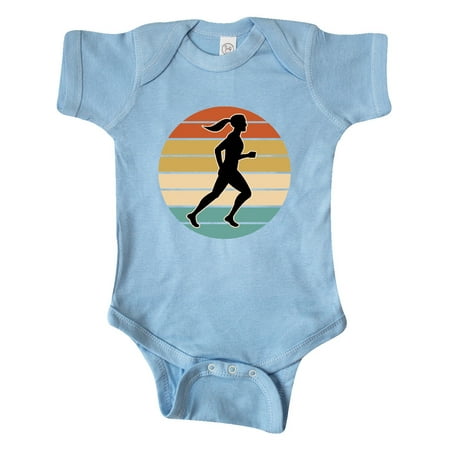 

Inktastic Running Gift Female Runner Gift Baby Girl Bodysuit