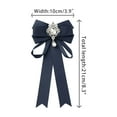 thumbnail image 2 of INSPIRE CHIC Women's Pre-Tied Neck Tie Ribbon Elegant Bowknot Bow Tie Bow Tie Brooches, 2 of 5