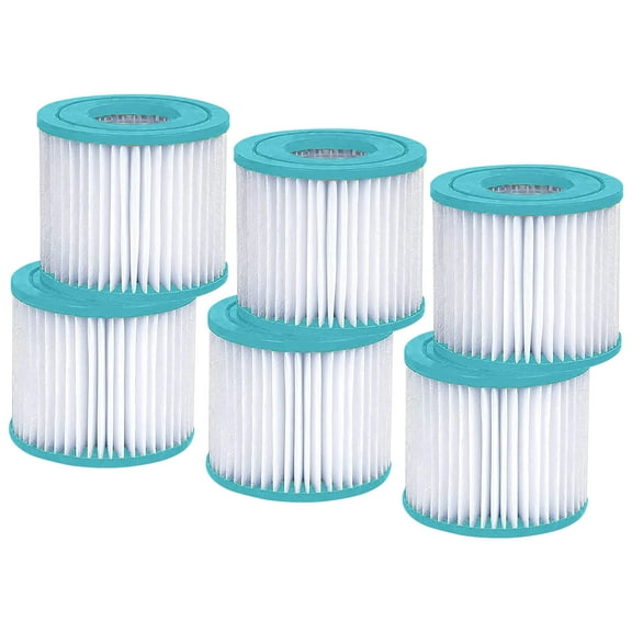 Hurricane 6 Pack HF4313-02 Advanced Pool and Spa Filter Cartridge Replacement