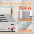 thumbnail image 4 of ROVSUN 96 QT Stainless Steel Chafing Dishes with Items Included, 4 of 8