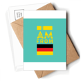 thumbnail image 1 of I Am From Germany Art Deco  Fashion Postcards Envelopes Blank Note Cards Mailing, 1 of 4