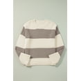 thumbnail image 3 of Stylish Colorblock Design Sweater for Women - Comfortable and Warm in Fall | [ZhiHiMeRi] | (US 16-18)XL, 3 of 12
